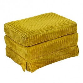 OTTOMAN-Gold Corduroy