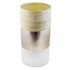 VASE-Tall Bamboo Multi Media Bands-Cylinder Shape