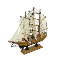 MODEL CLIPPER SHIP-5 Sails-Linen/Brwn/Blk