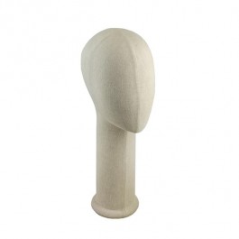 MANNEQUIN HEAD-Fabric W/Neck