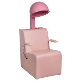 CHAIR-Retro Pink Salon Chair W/Dryer