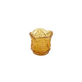 SUGAR-Bowl-Amber-Sm-Cut Glass
