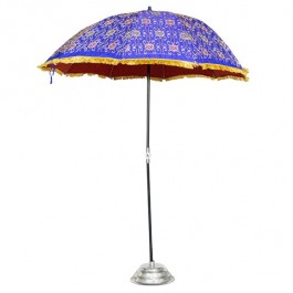 UMBRELLA-Royal Blue w/Gold Sequins