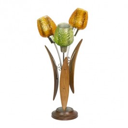 TABLE LAMP-Vintage Mid Century Tulip Lamp