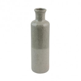 VASE-Double Hue Dark Grey Tapered Bottle (Large)