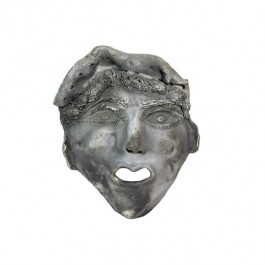 MASK-Wall Hanging-Woman-Grey Clay