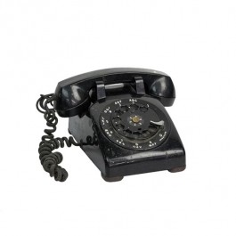 VINTAGE PHONE-Black Office Rotary