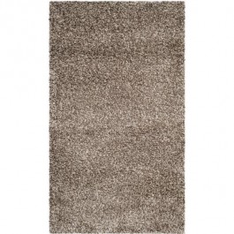 RUG(8'6" x 12')-Light Grey Milan Shag Rug/2"Thick Pile