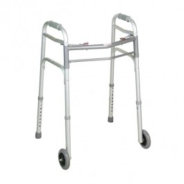 WALKER WITH FRONT WHEELS-Height Adjustable