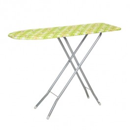 IRONING BOARD-Vintage Green Plaid W/Flowers