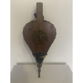 BELLOWS-Wood w/Leather-Eagle Centered