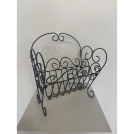 MAGAZINE RACK-Metal V Shaped