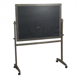 ROLLING CHALKBOARD-Dark Wood/Dark Green