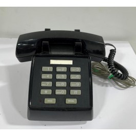 OFFICE PHONE-Black Square Rectangular Push Button