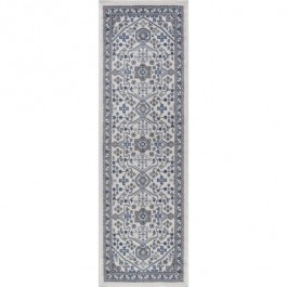 RUNNER-(2'3" x 10')Traditional Oriental Runner in Cream Floral