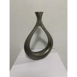 VASE-Large Contemporary Curved Keyhole Silhouette