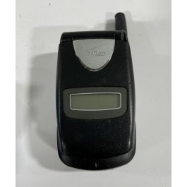 CELL PHONE-Silver & Black Verizon Flip Phone