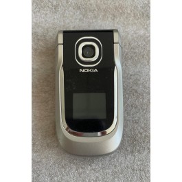 CELL PHONE-"NOKIA" Black & Silver Flip Phone