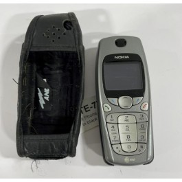 CELL PHONE-Sliver Nokia/AT&T In Black Case