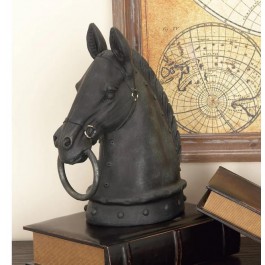 SCULPTURE-Jar Top Horse Head