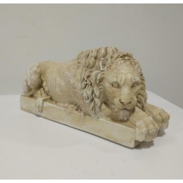 SCULPTURE-RAF Faux Stone Lion