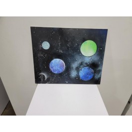 QUAD OF PLANETS-Painting