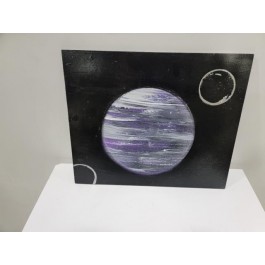 PURPLE HAZE PLANET-Purple & White Single Planet