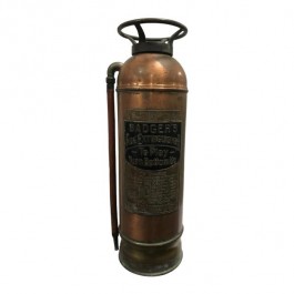 FIRE EXTINGUISHER-Vintage "Badger" Copper Extinguisher