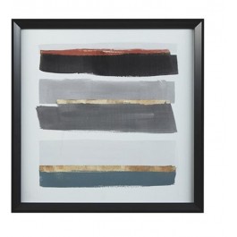 FRAMED PRINT-Thin Black Line