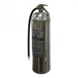 FIRE EXTINGUISHER-Vintage "General" Silver Extinguisher