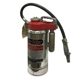 FIRE EXTINGUISHER-Silver "Fyr-Fyter" Extinguisher