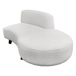 SOFA-SEC-Right Curve White Nubby