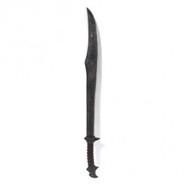 SWORD-Foam Medieval Silver w/Brown Handle