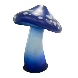 MEDIUM MUSHROOM-34|Blue & White