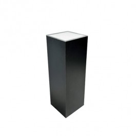 (40360722)PEDESTAL-Black Laminate w|Light Up Top