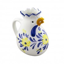 PITCHER-LG ROOSTER-CERAMIC