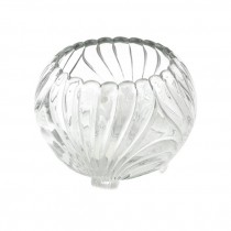 BOWL-Clear Glass W/Feathering