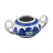 Sugar Bowl Blue & White Oriental Theme-No Lid