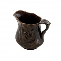 CREAMER-4.5"-BROWN GLAZE