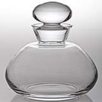 DECANTER-GLASS-ROUND W/ ROUND