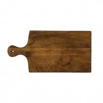 CUTTING BOARD-MED-NAT WOOD W|HANDLE
