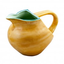 PITCHER-ORANGE W/SEAFOAM LIP