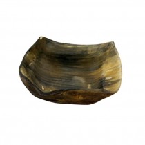 BOWL-HORN-FREEFORM-BRWN-6.5"