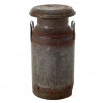 MILK CAN-Galvanized-Distressed