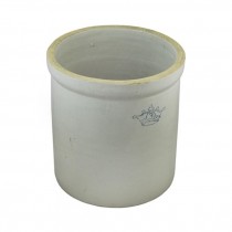 CROCK-OPEN-TAN STONEWARE