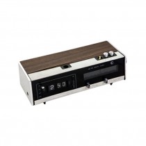 Digital Clock/Radio Wood/Silve