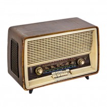 RADIO-BLAUPUNKT BURLED WOOD