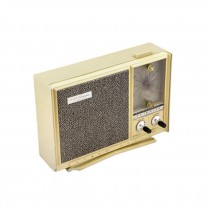 Clck Radio-Beige Plastic 2dial