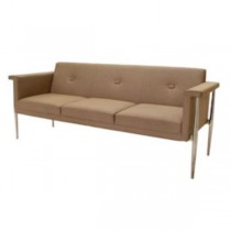 SOFA-79"-TAN&GRAY STEEL