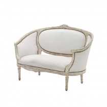 SETTEE-WHITE-ANTIQUE-FRENCH